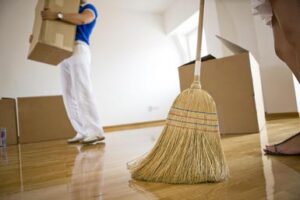 Moving out cleaning